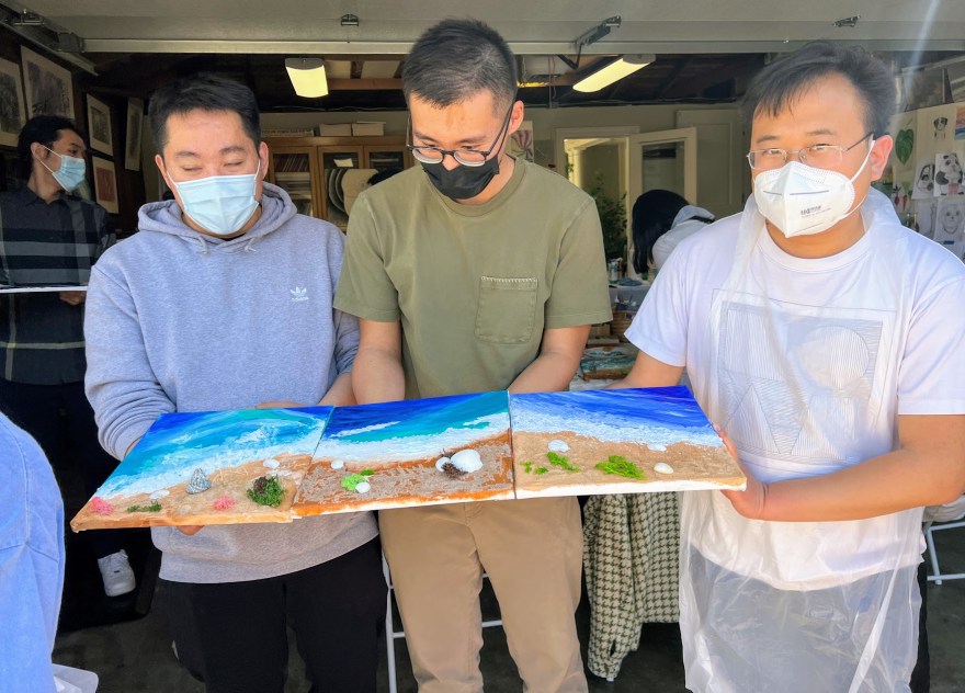 California coastline team building