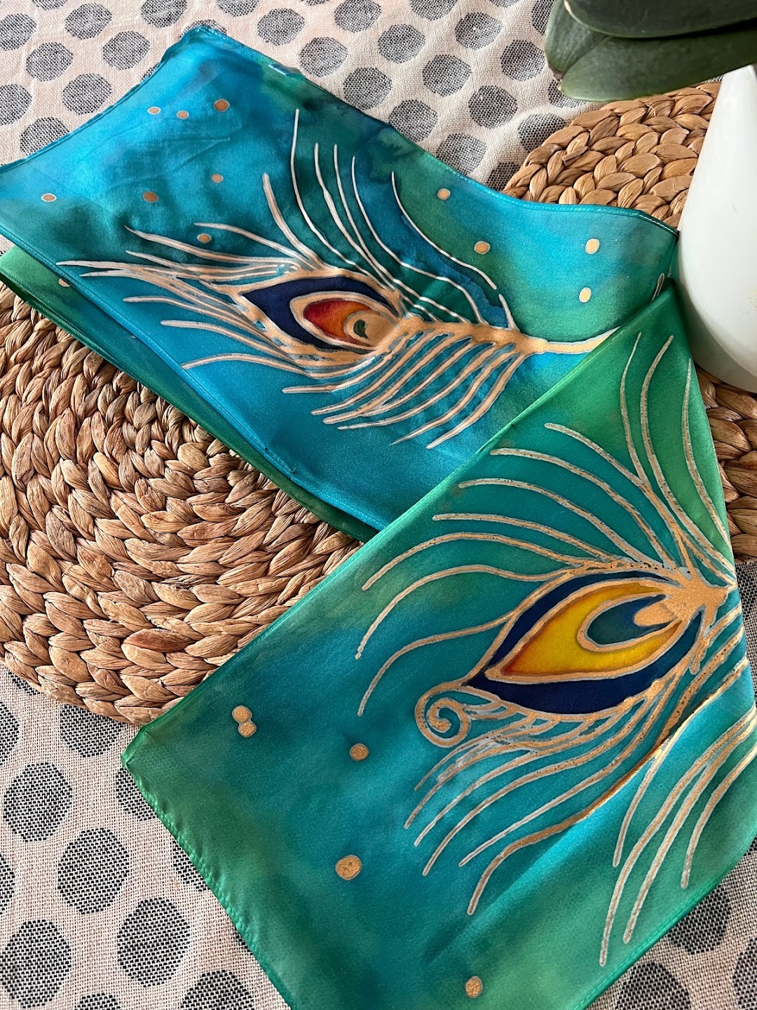 brush painting, tie-dye, global art camp